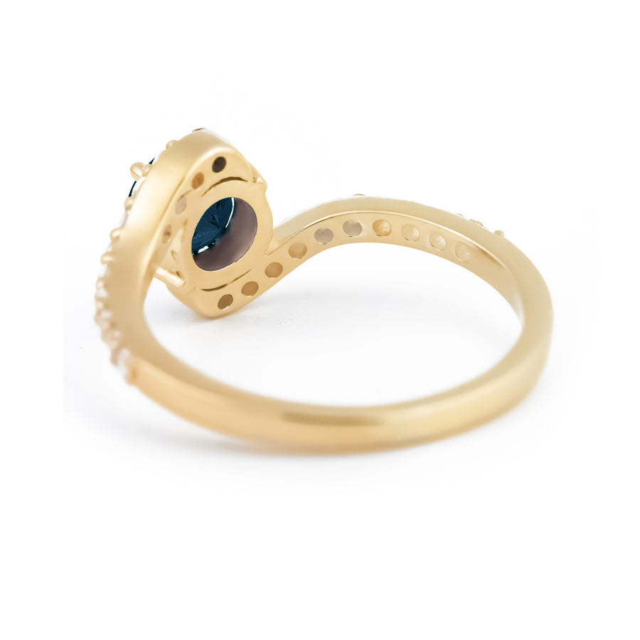 Aura London Blue Topaz Ring