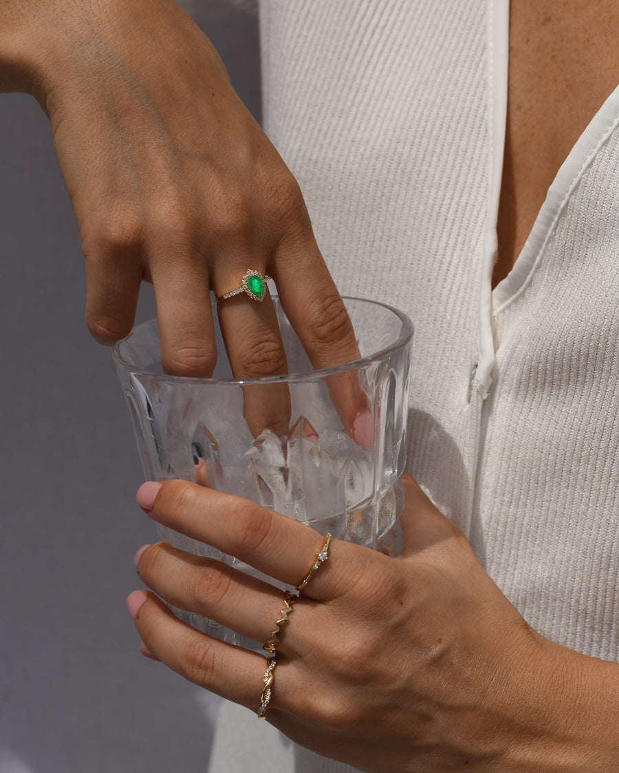 Sofia Emerald Ring