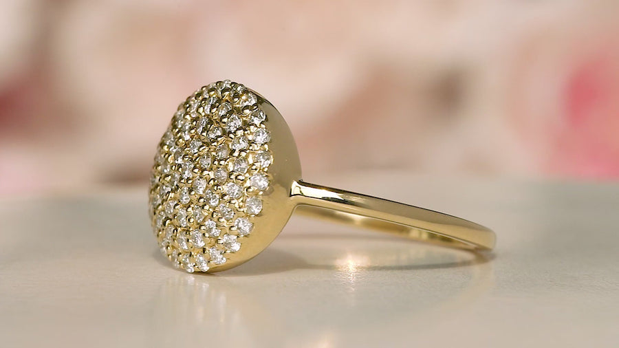 Starry Coin Diamond Ring