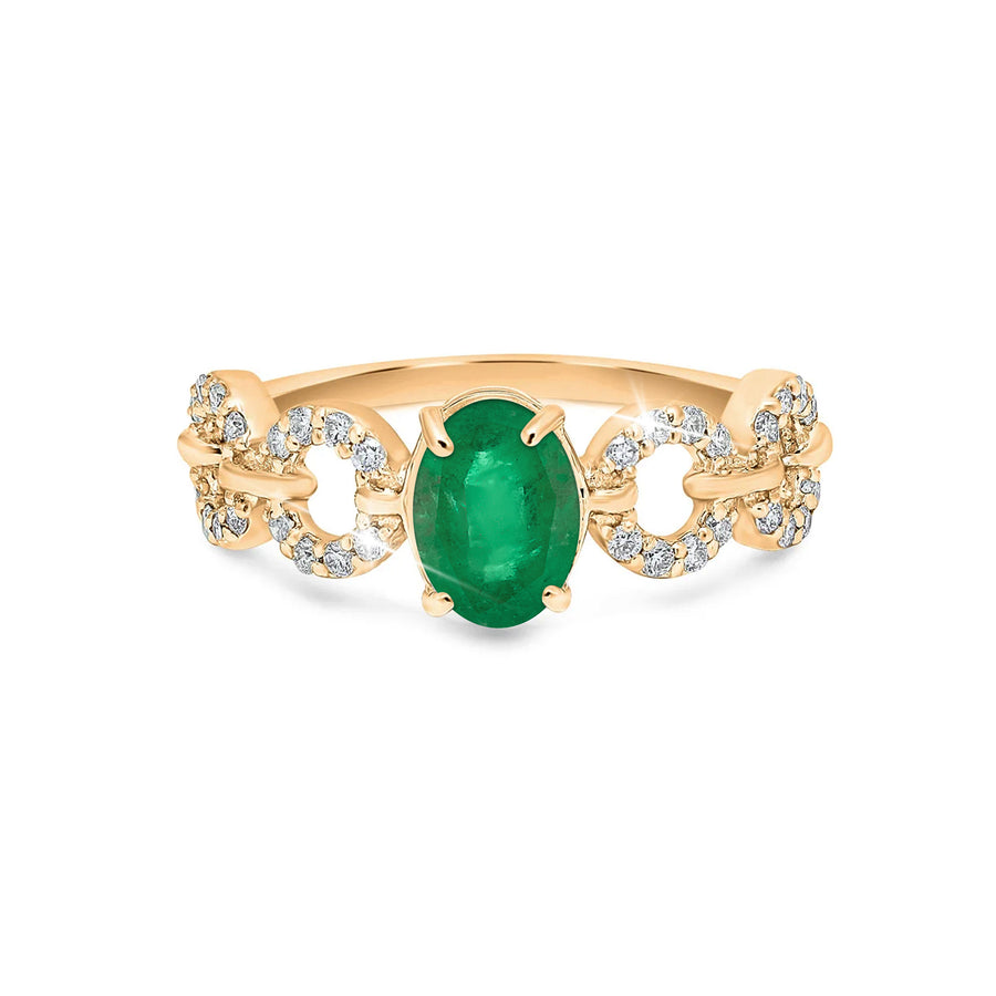 Elsa Emerald Ring