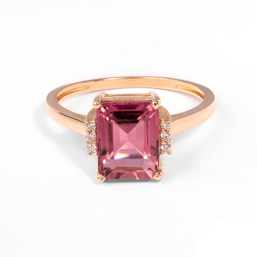 Twee Pink Tourmaline Ring