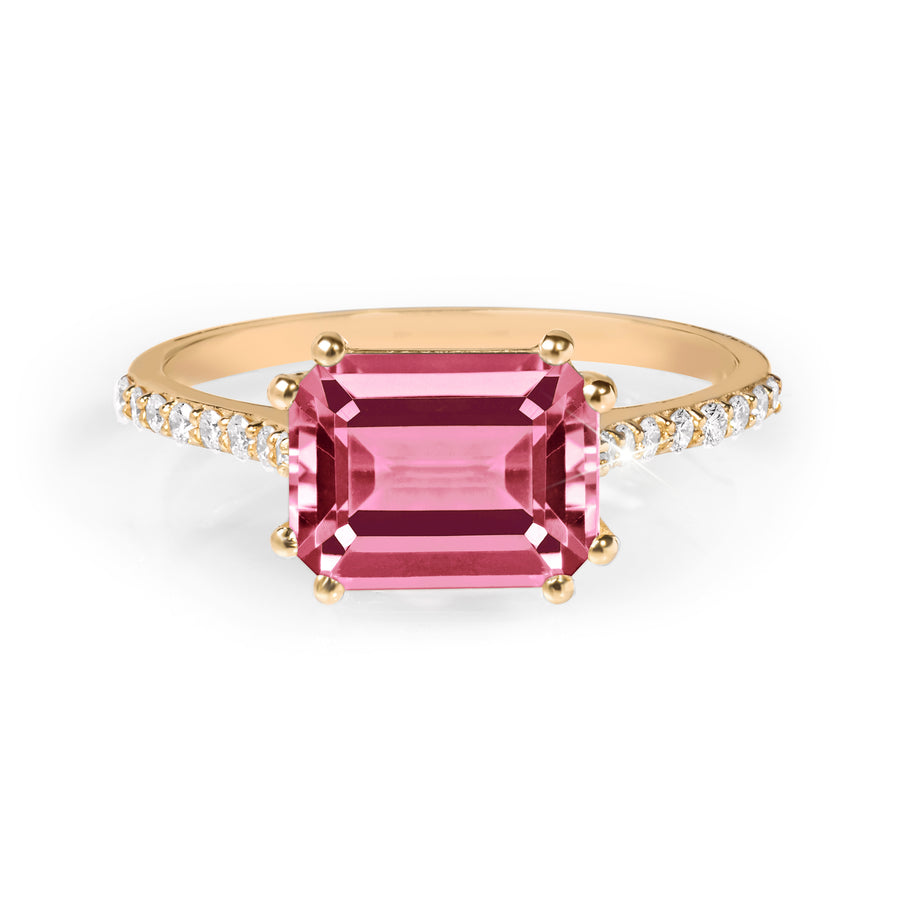 Glint Pink Tourmaline Ring