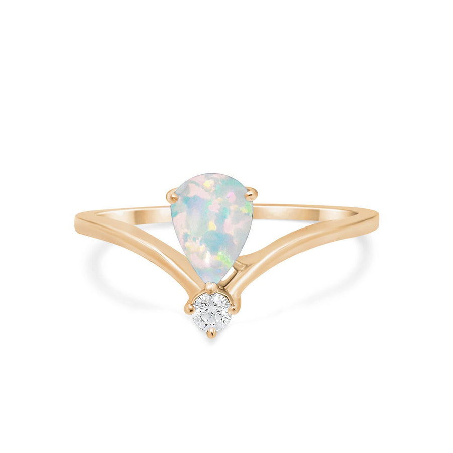Dazzling Star Opal Gold Ring
