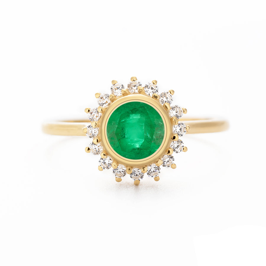 Flavor Emerald Ring