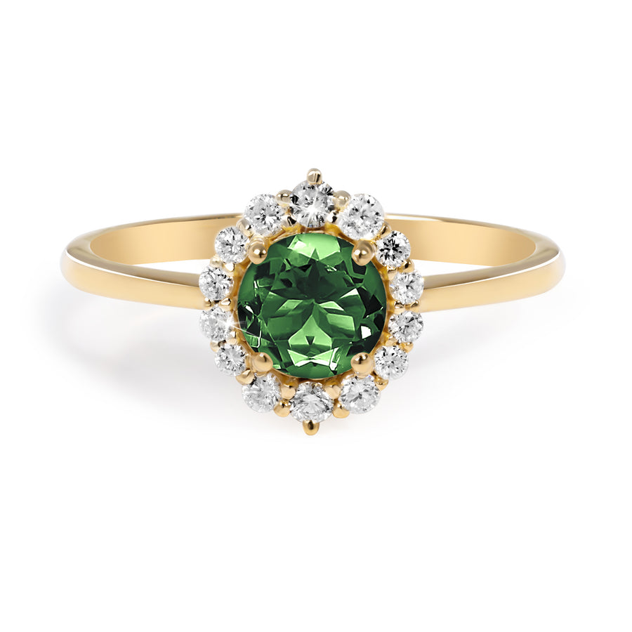 Radiance Green Tourmaline Ring