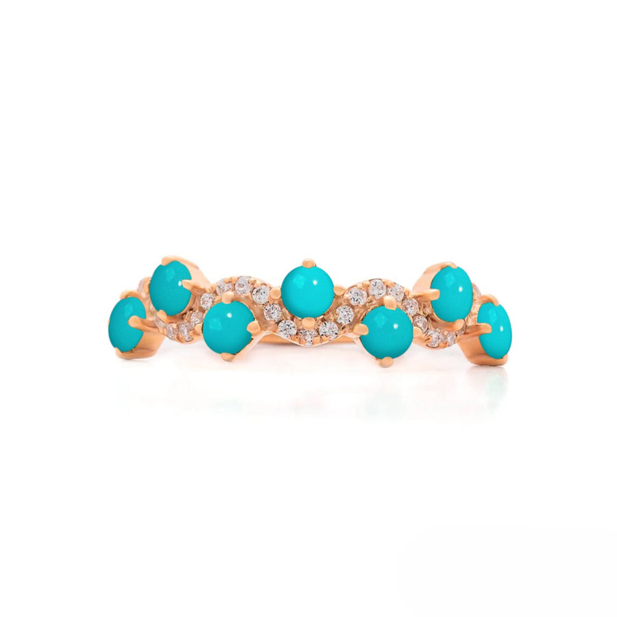 Winding Turquoise Ring