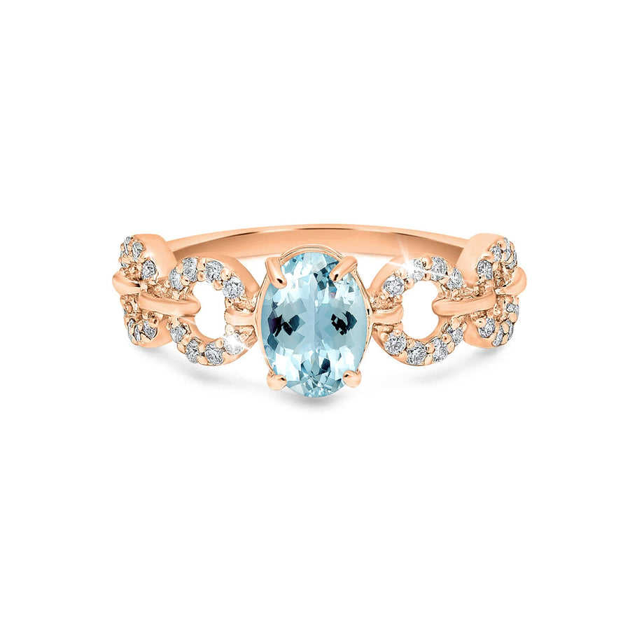 Elsa Aquamarine Ring