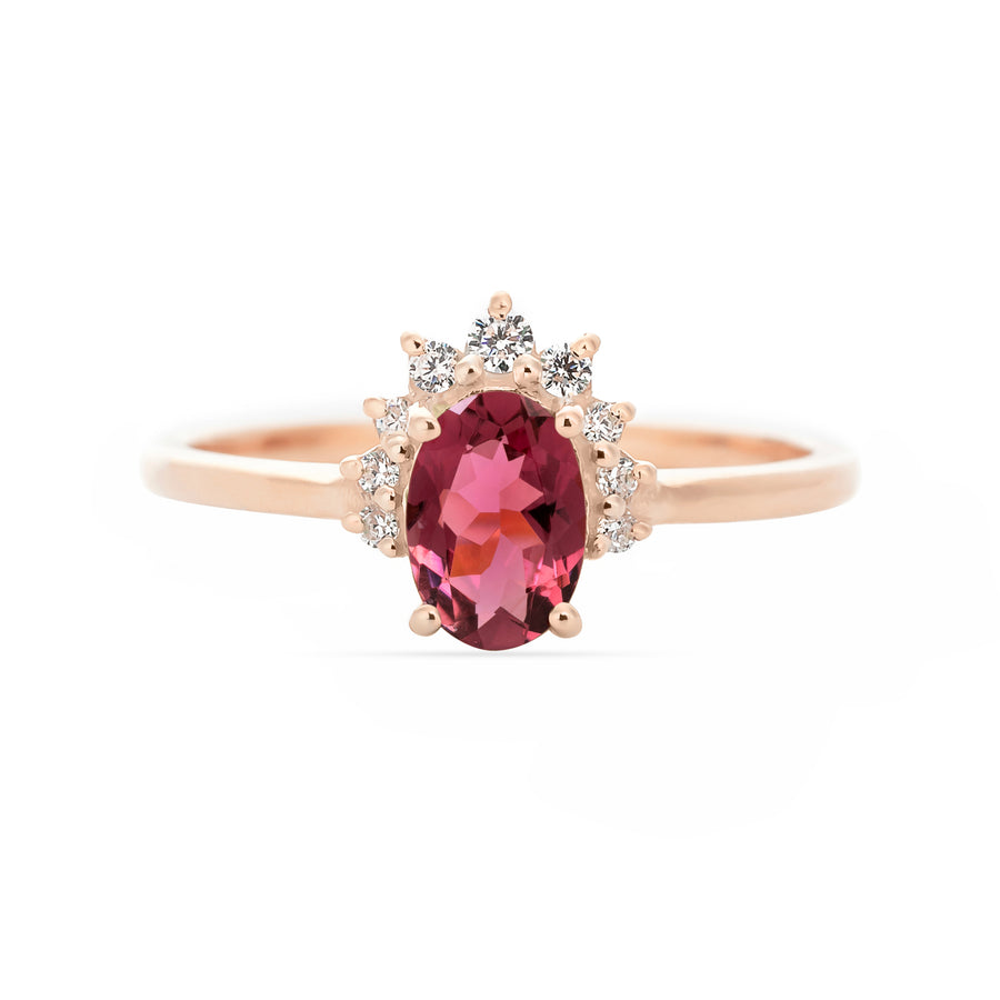 Charmer Pink Tourmaline Ring