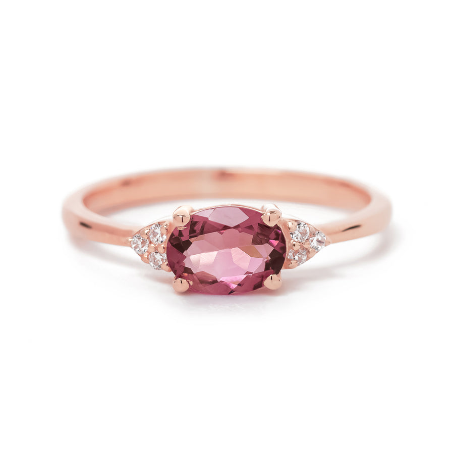 Soppy Pink Tourmaline Ring