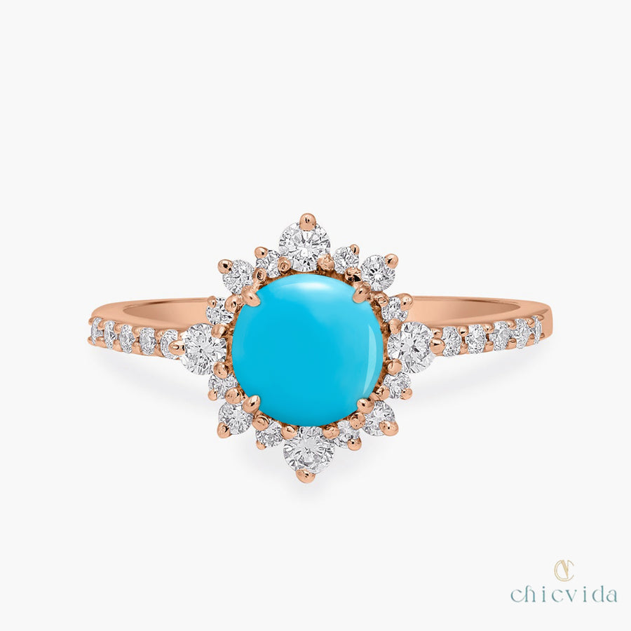 Turquoise Engagement Ring