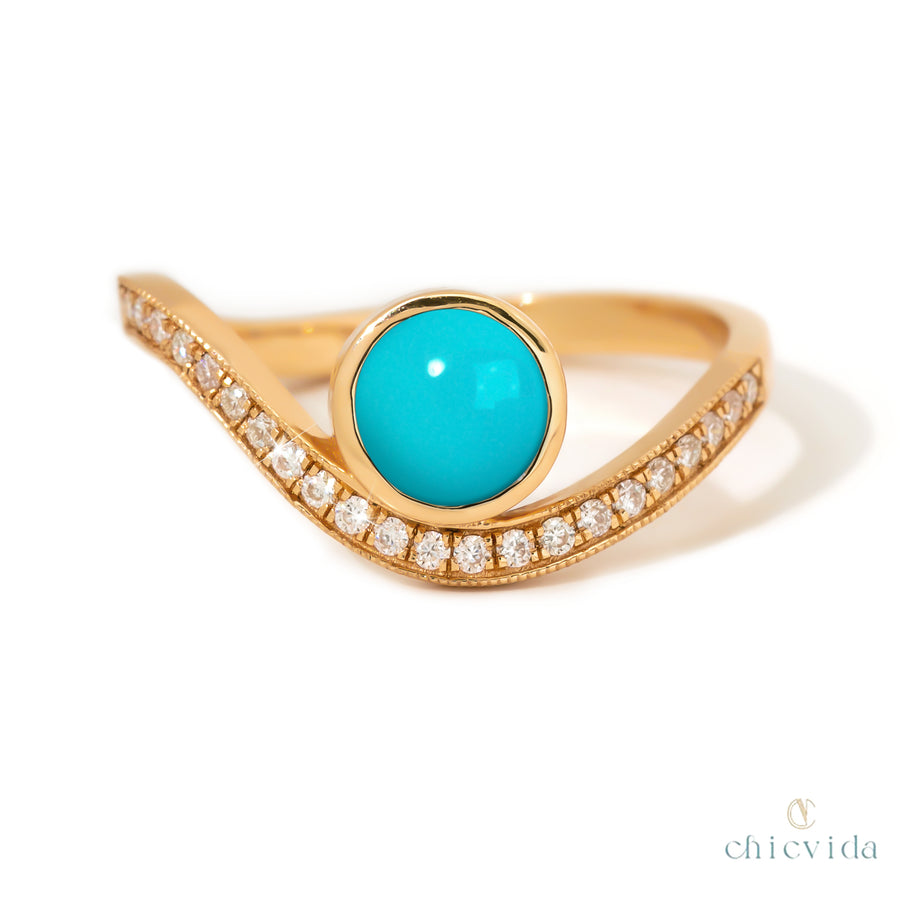 Plump Turquoise Ring