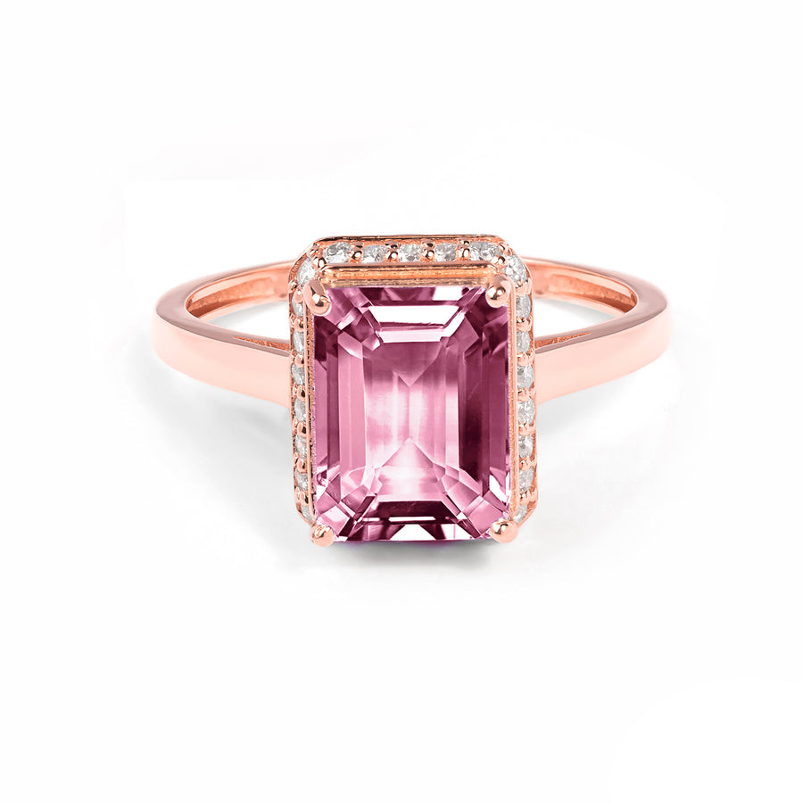Cushy Pink Tourmaline Ring