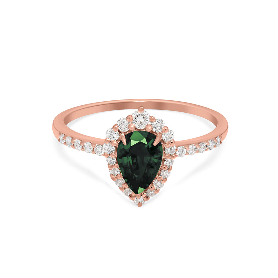 Sofia Green Tourmaline Ring