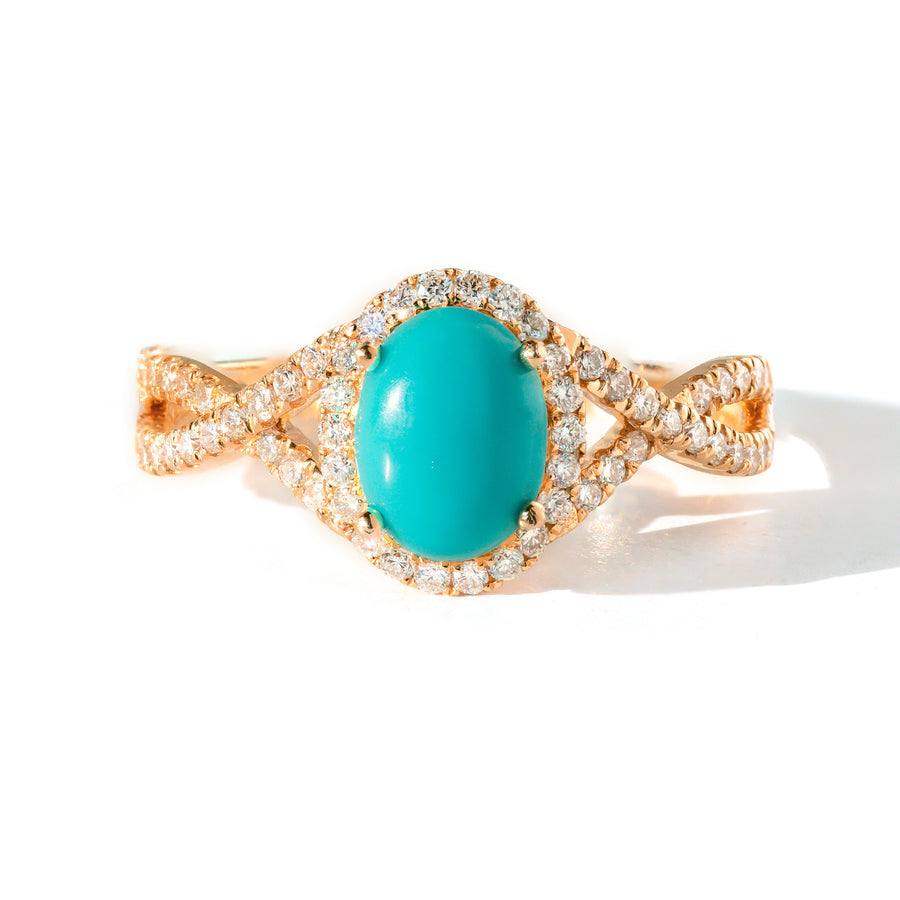 Knot Turquoise Ring