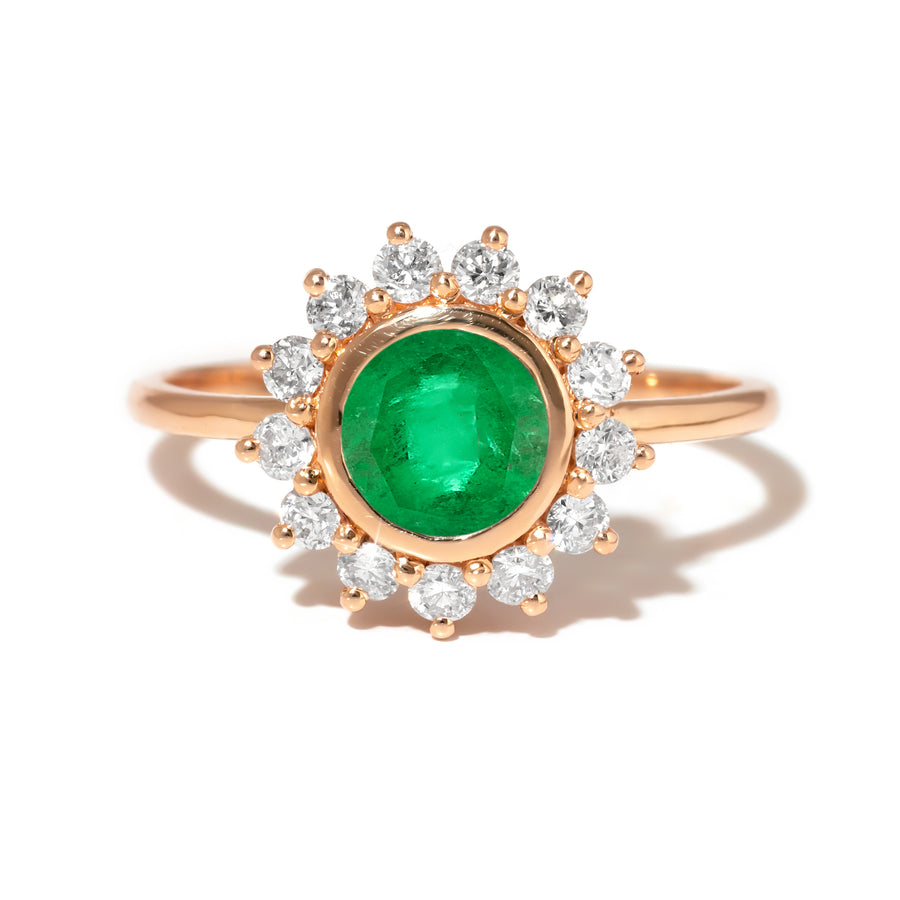 Emerald Sun Ring
