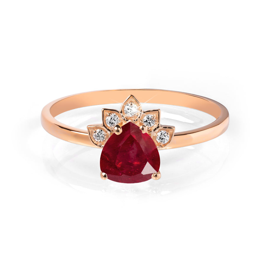 Blush Ruby Ring