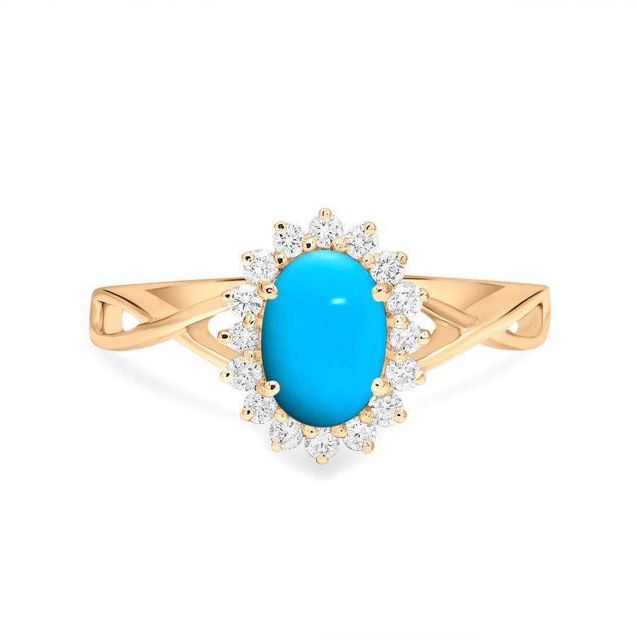 Flare Turquoise Ring