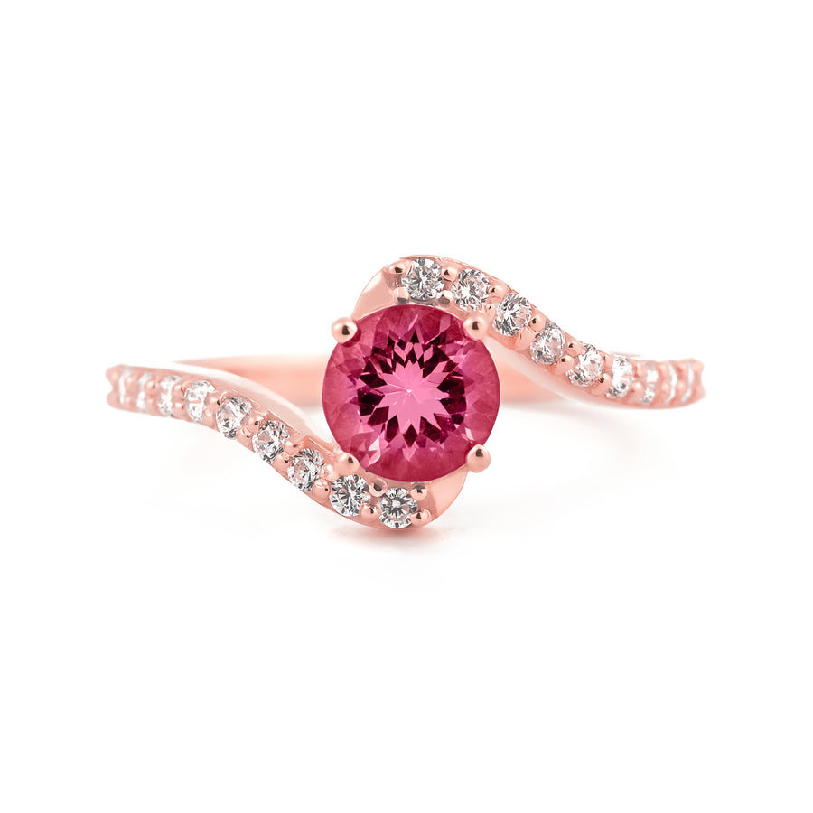 Aura Natural Pink Tourmaline Ring