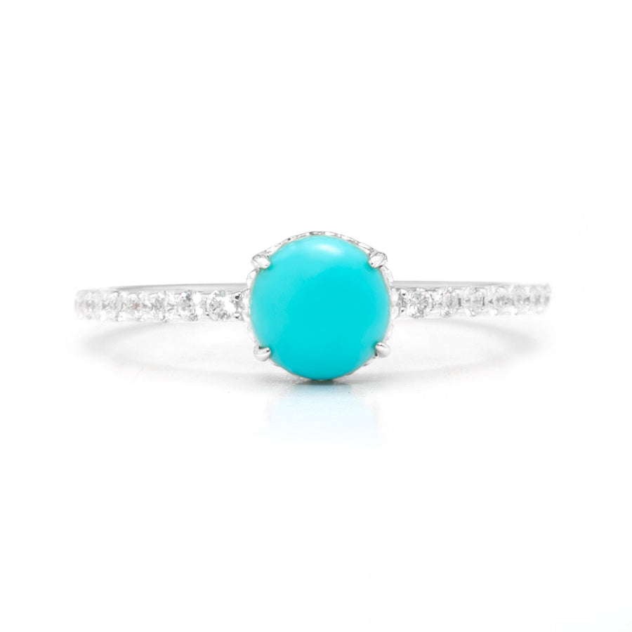 Luna Turquoise Gold Ring