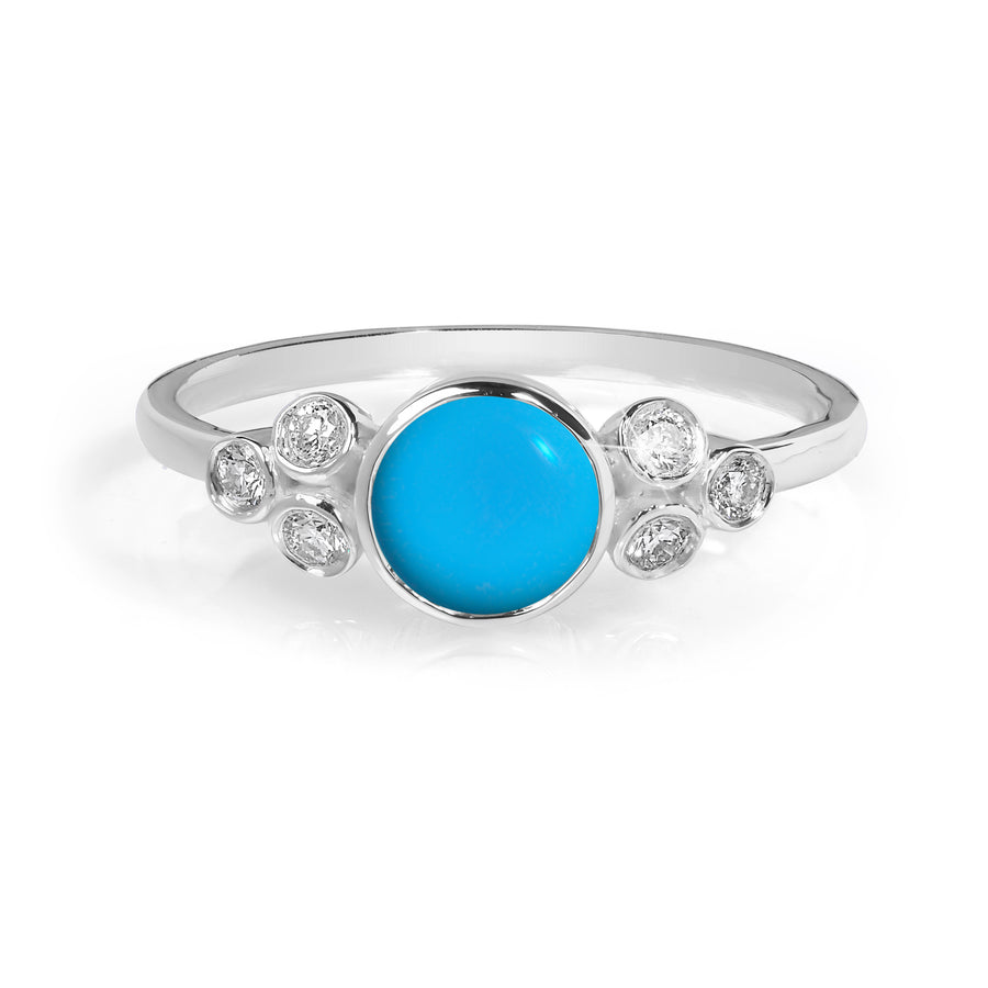 Gleamy Turquoise Ring