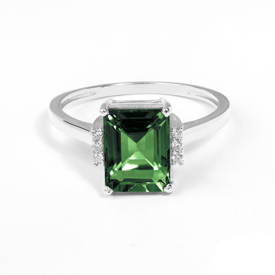 Twee Green Tourmaline Ring