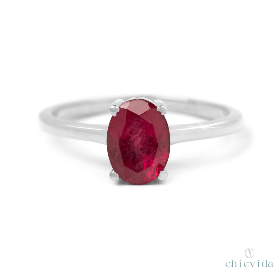 Glowing Ruby Ring