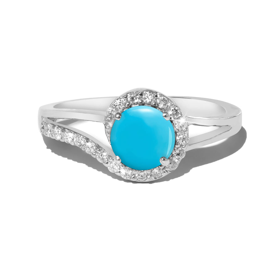 Wave Turquoise Ring