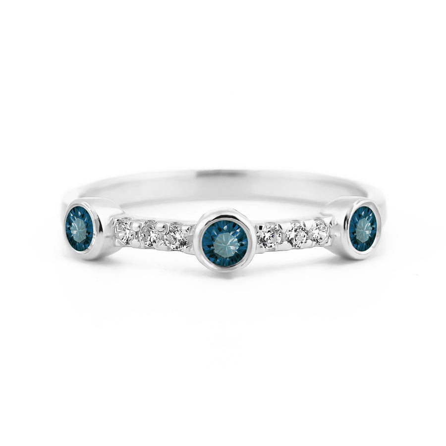 Sunlit Sapphire Ring