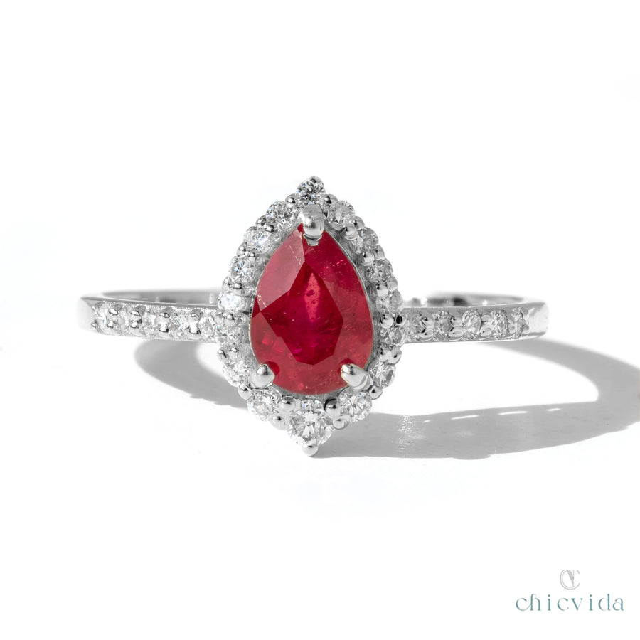 Ruby Diamond Wedding Ring
