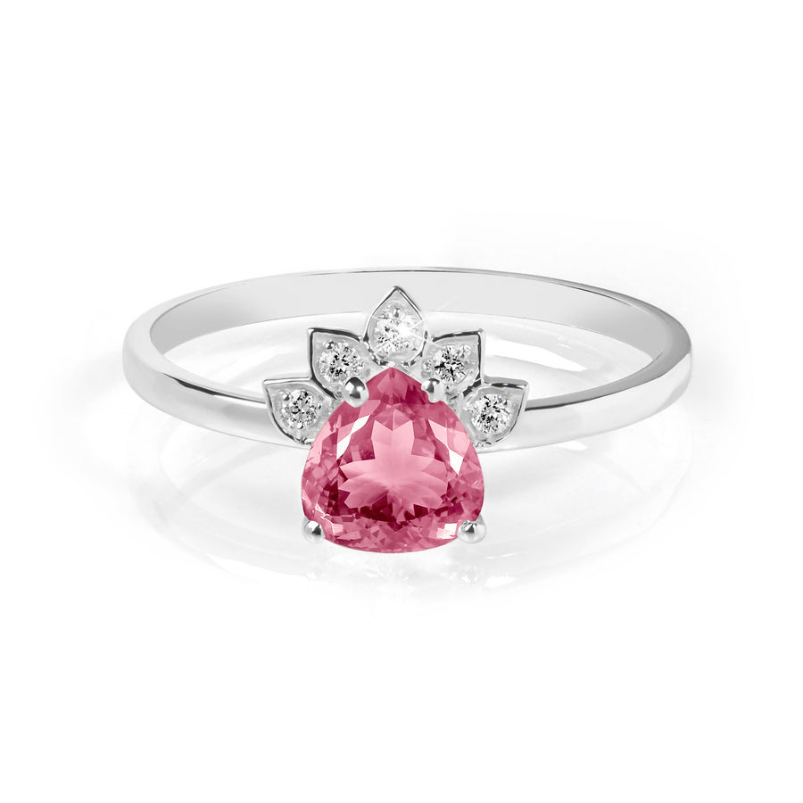 Blush Pink Tourmaline Ring