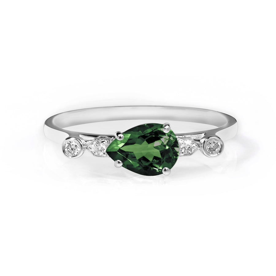 Elite Green Tourmaline Ring