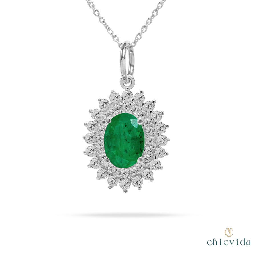 Relish Green Emerald Pendant