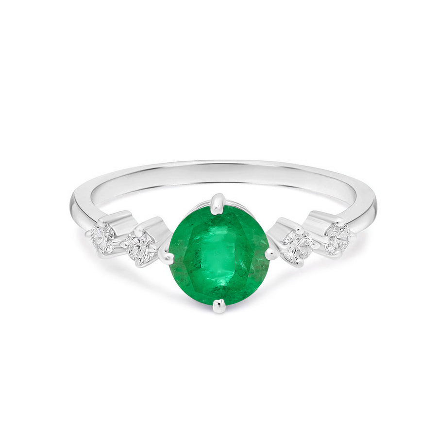 Datenight Emerald Gold Ring