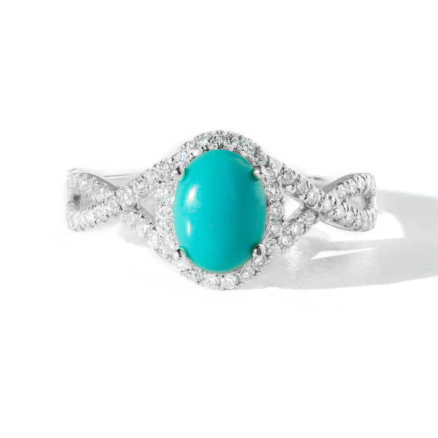 Knot Turquoise Ring