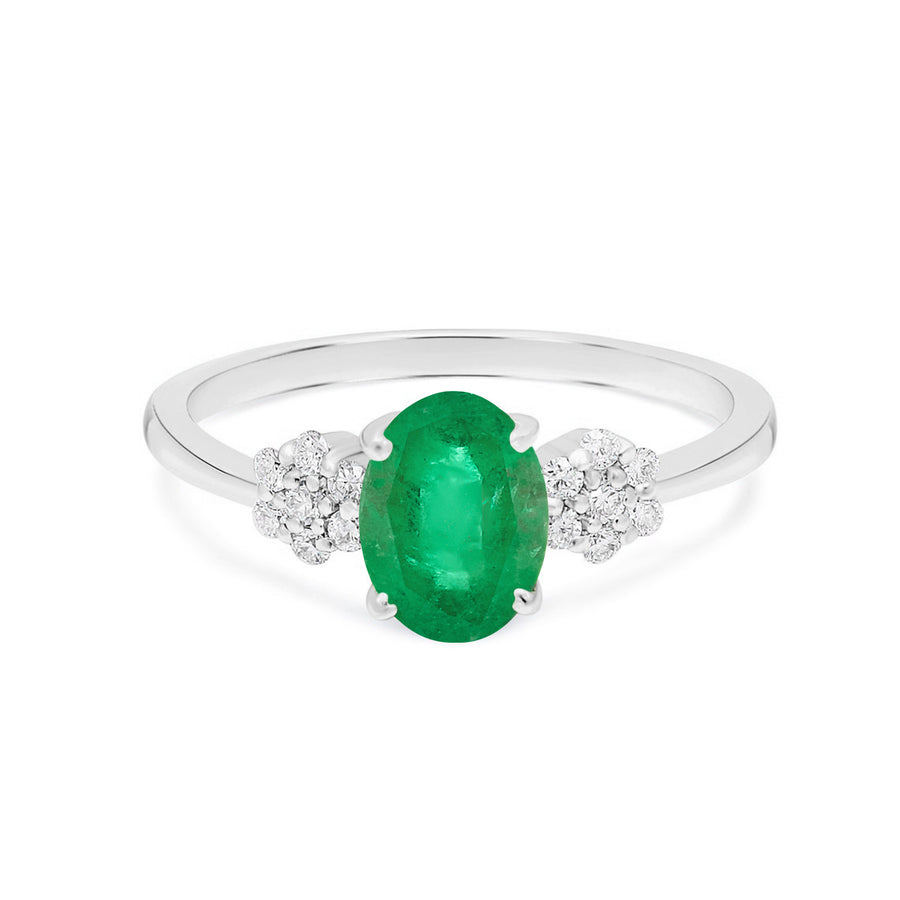 Bloom Emerald Ring