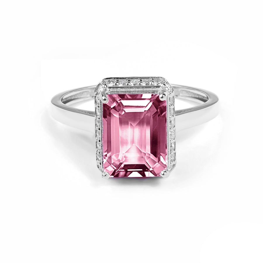 Cushy Pink Tourmaline Ring