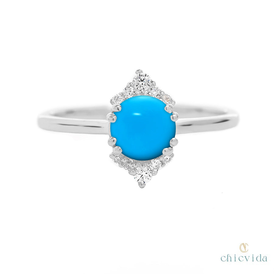 Kingman Turquoise Wedding Ring