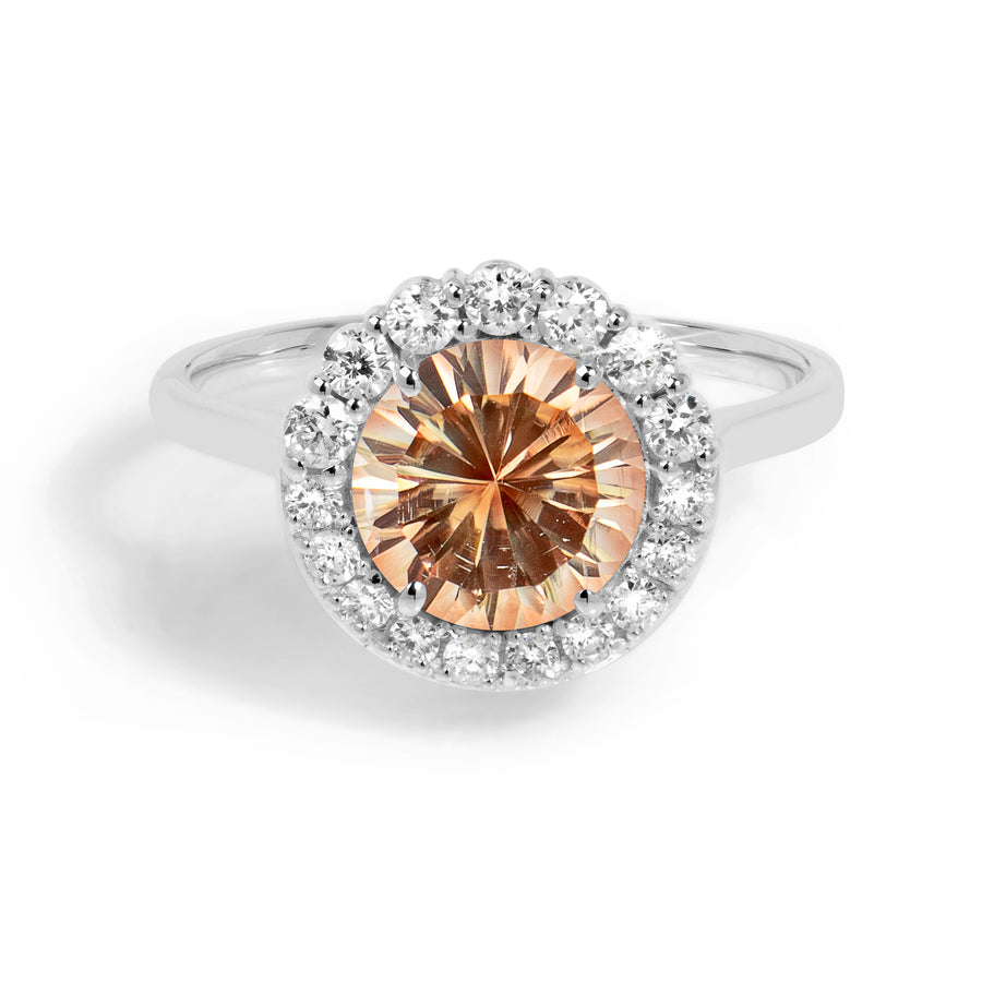 Aureola Oregon Sunstone Ring