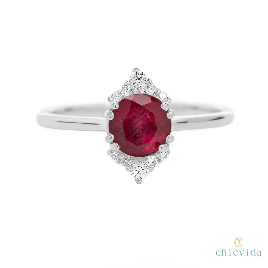 Ruby Birthstone Ring