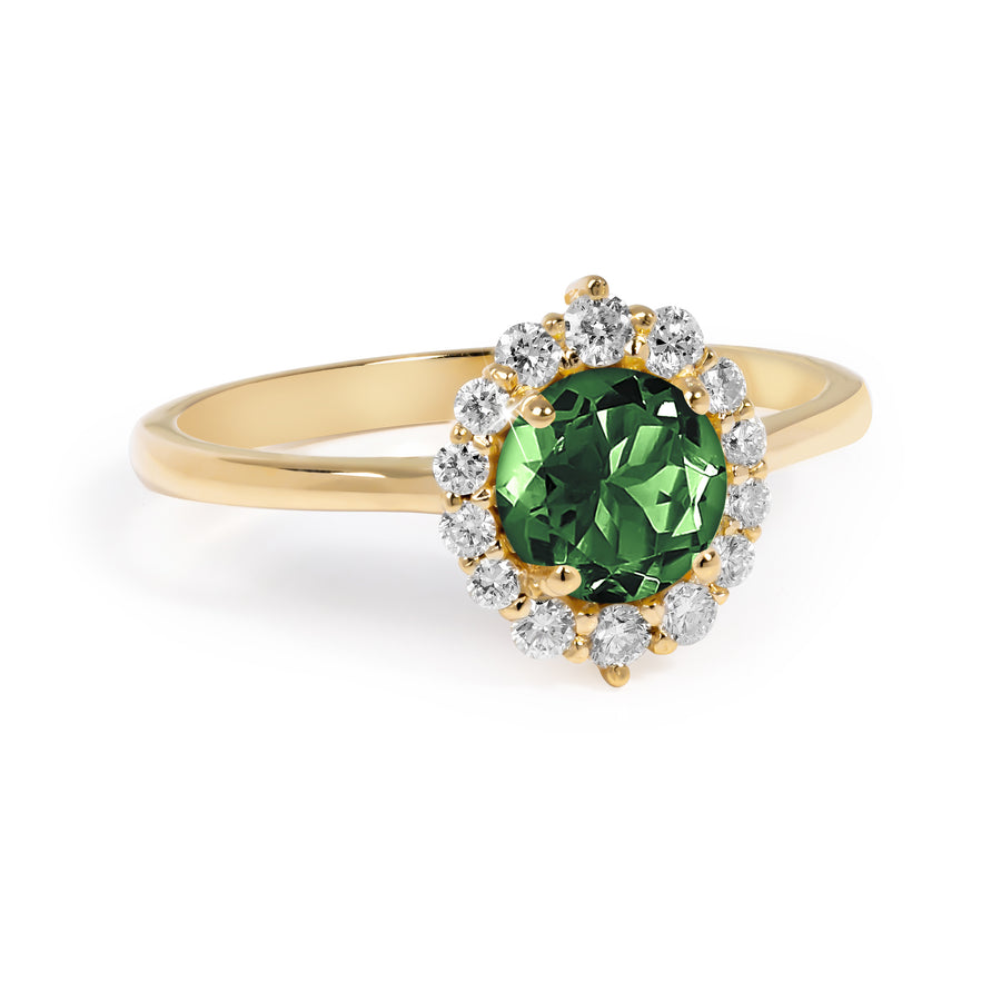 Radiance Green Tourmaline Ring