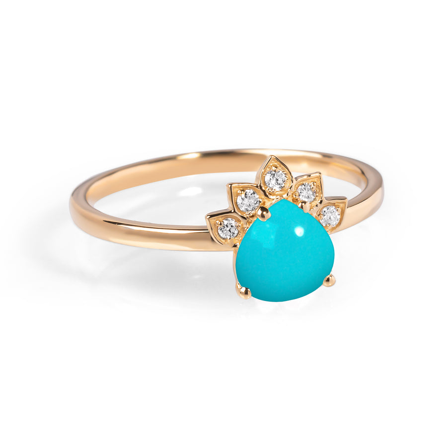 Blush Turquoise Ring