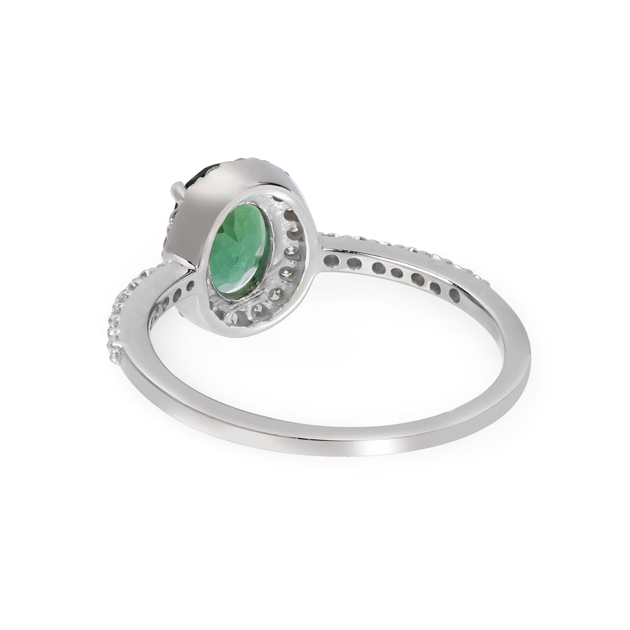 Essence Deep Green Tourmaline Ring