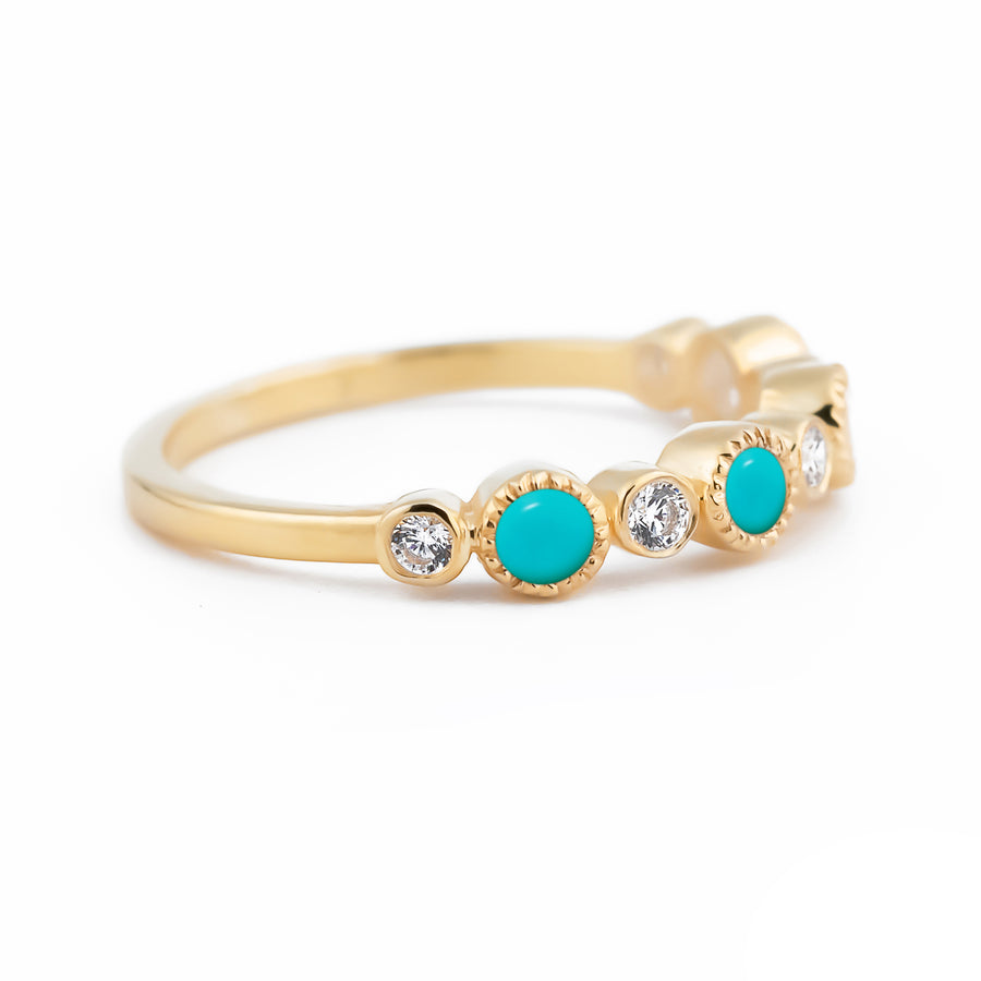 Moonlit Turquoise Ring