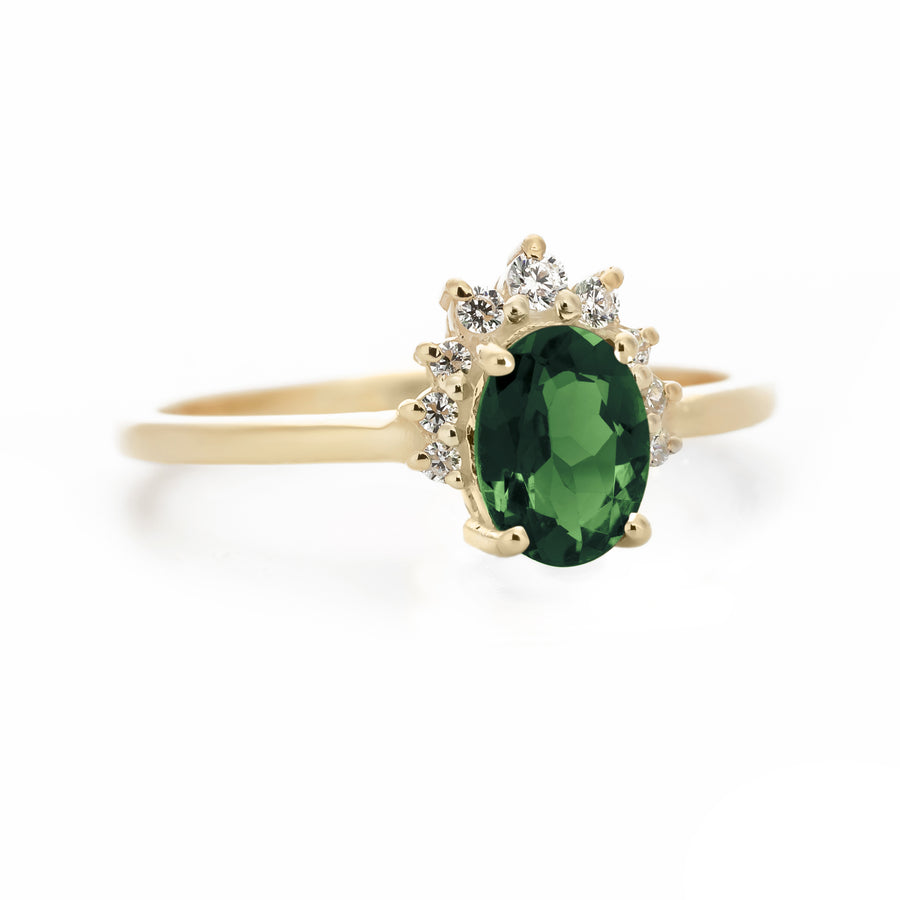 Charmer Green Tourmaline Ring