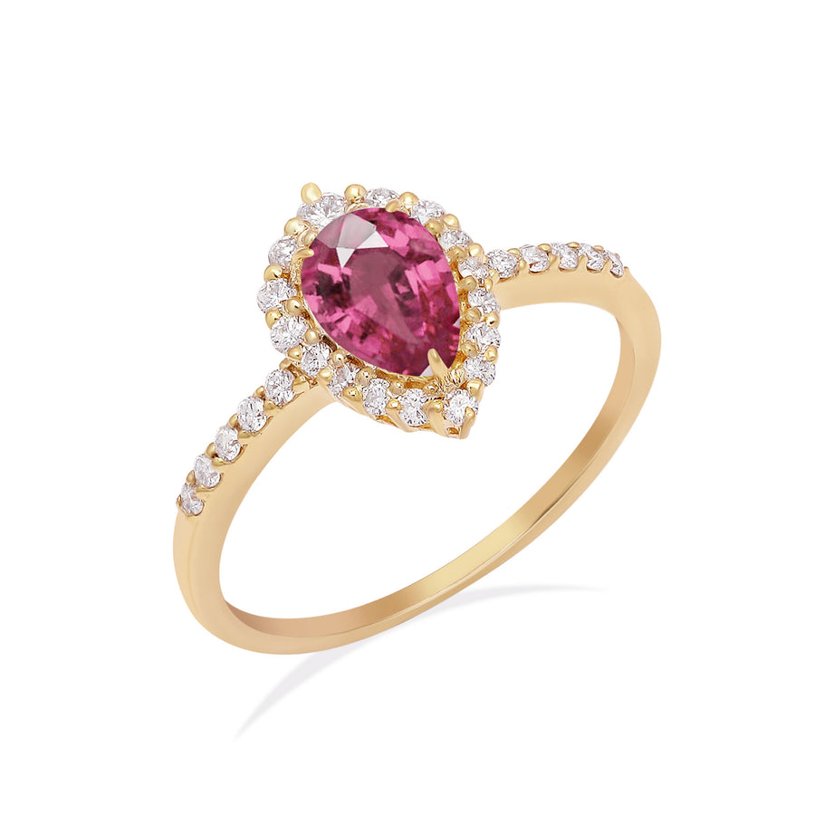 Sofia Pink Tourmaline Ring