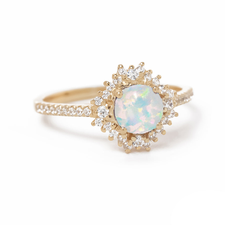Aurora Opal Ring