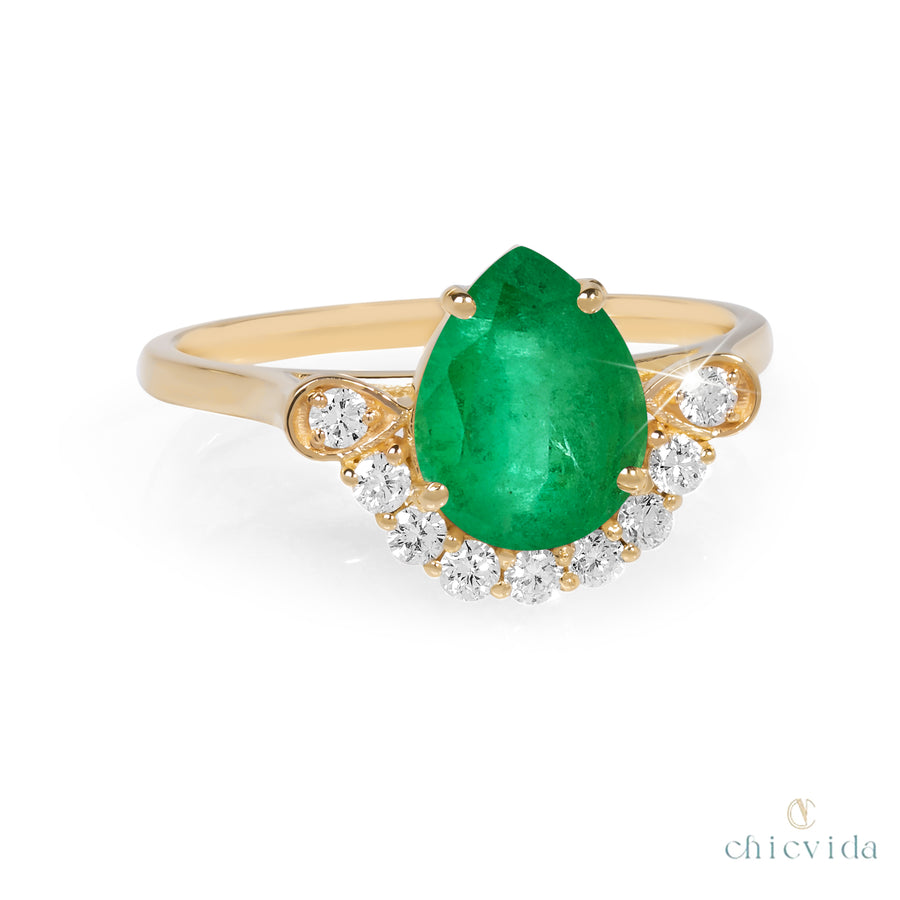 Deary Emerald Ring
