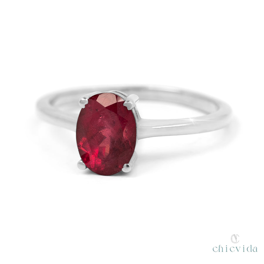 Glowing Ruby Ring