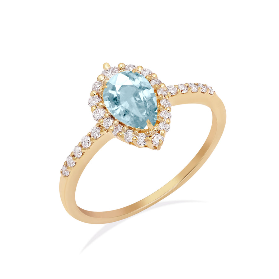 Sofia Aquamarine Ring