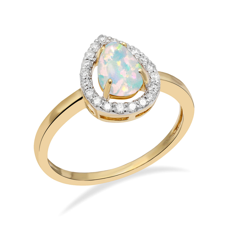Droplet Opal Ring